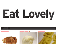 Tablet Screenshot of eatlovely.com